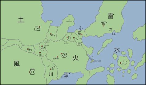 Five Great Shinobi Countries .